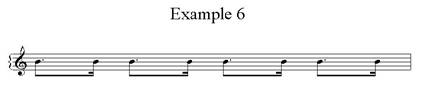 Gershwin Example 6: swung rhtyhm